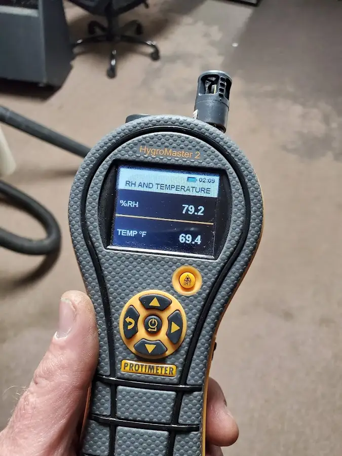 Moisture meter humidity assessment for Fire & Smoke Damage Restoration in Middlesborough
